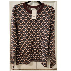 Bohme LS cool, neat sweater, NWT from Bohme